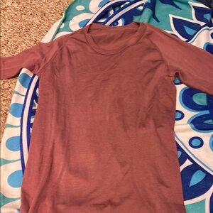 Long Sleeve Maroon Top